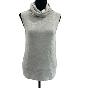 BB Dakota Sleeveless open back turtleneck gray top size XS